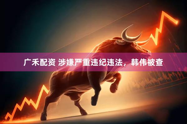 广禾配资 涉嫌严重违纪违法，韩伟被查